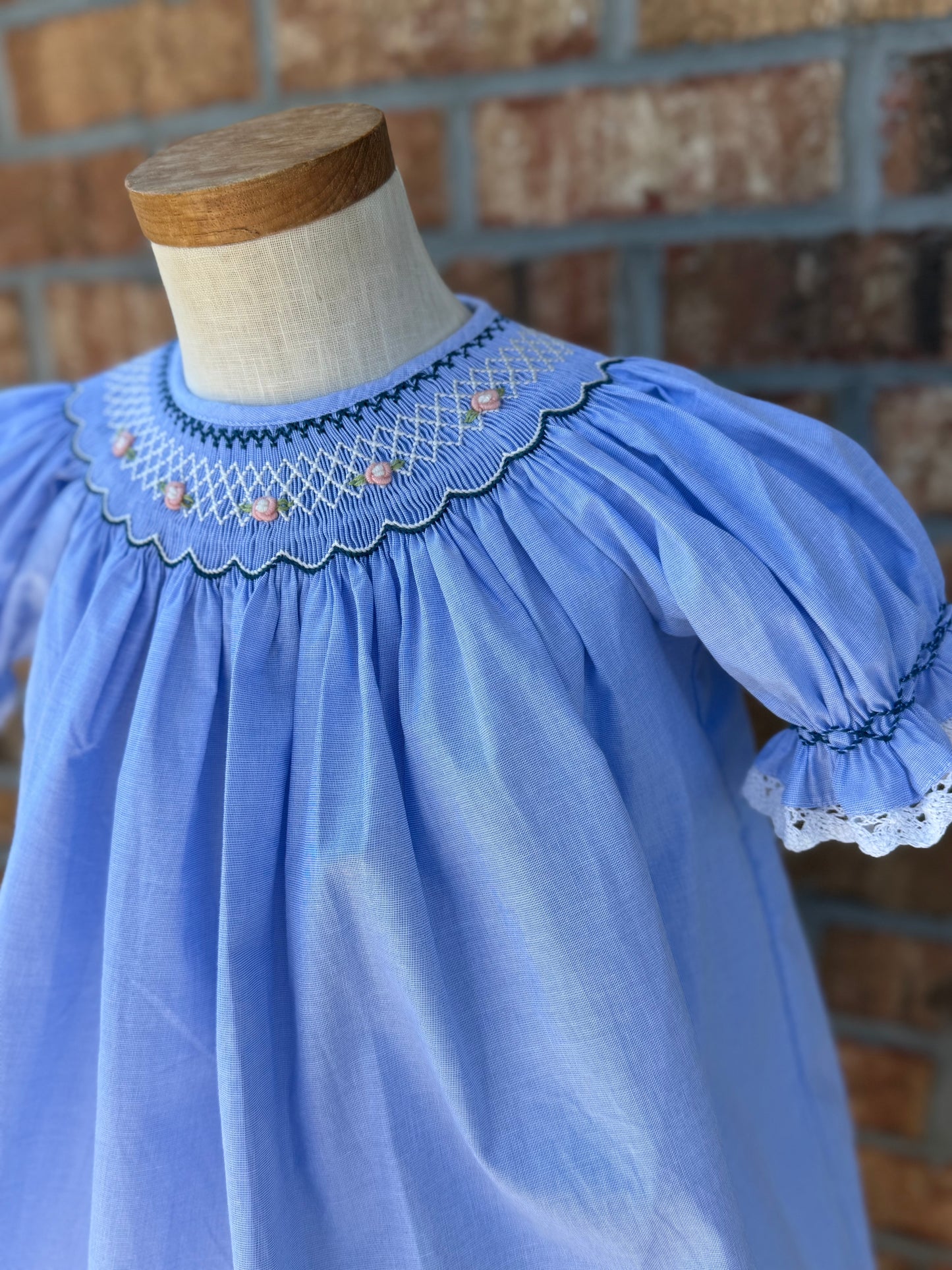 Blue Smocked dress