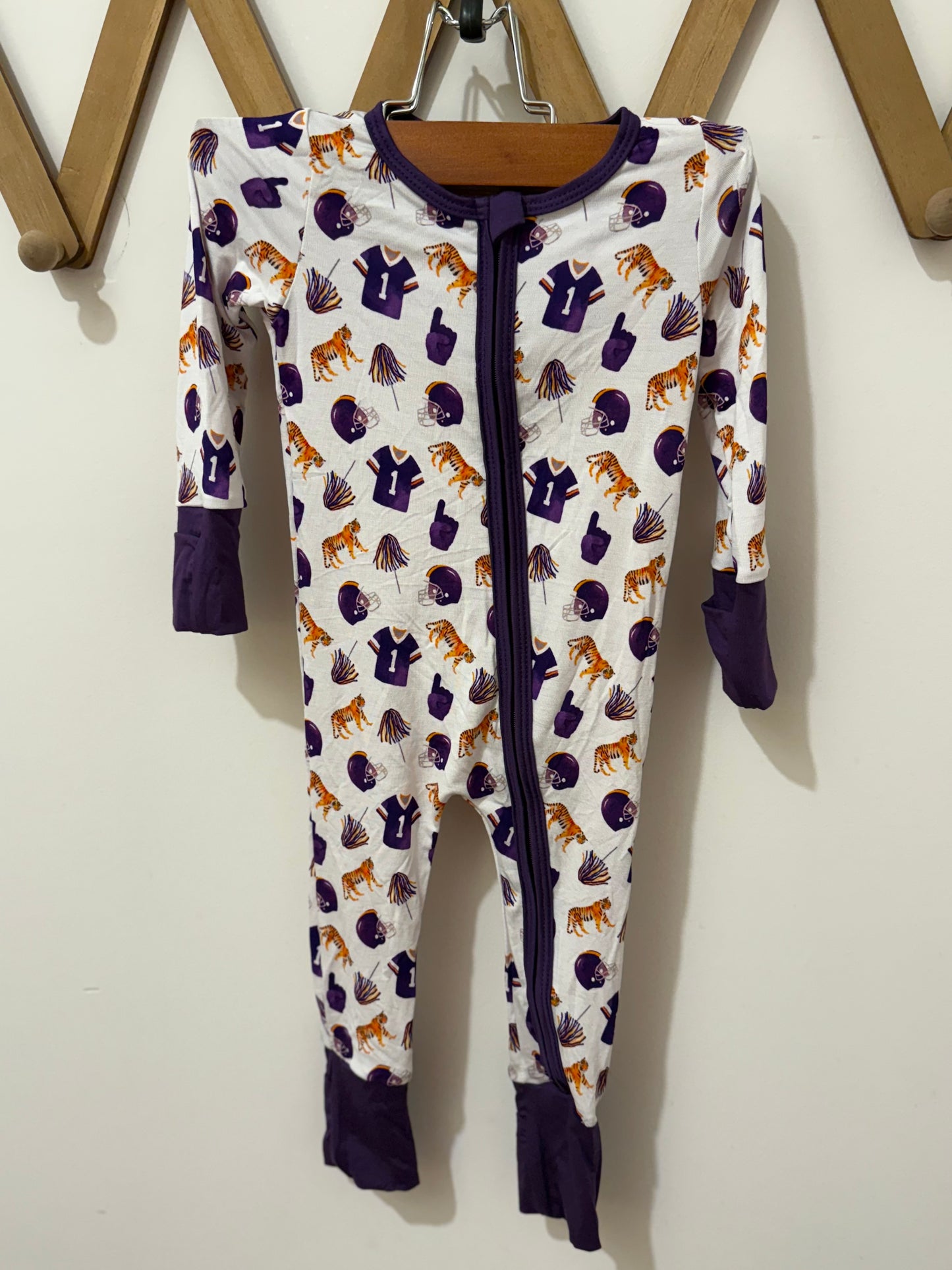 Tigers Zippy Bamboo Pajama