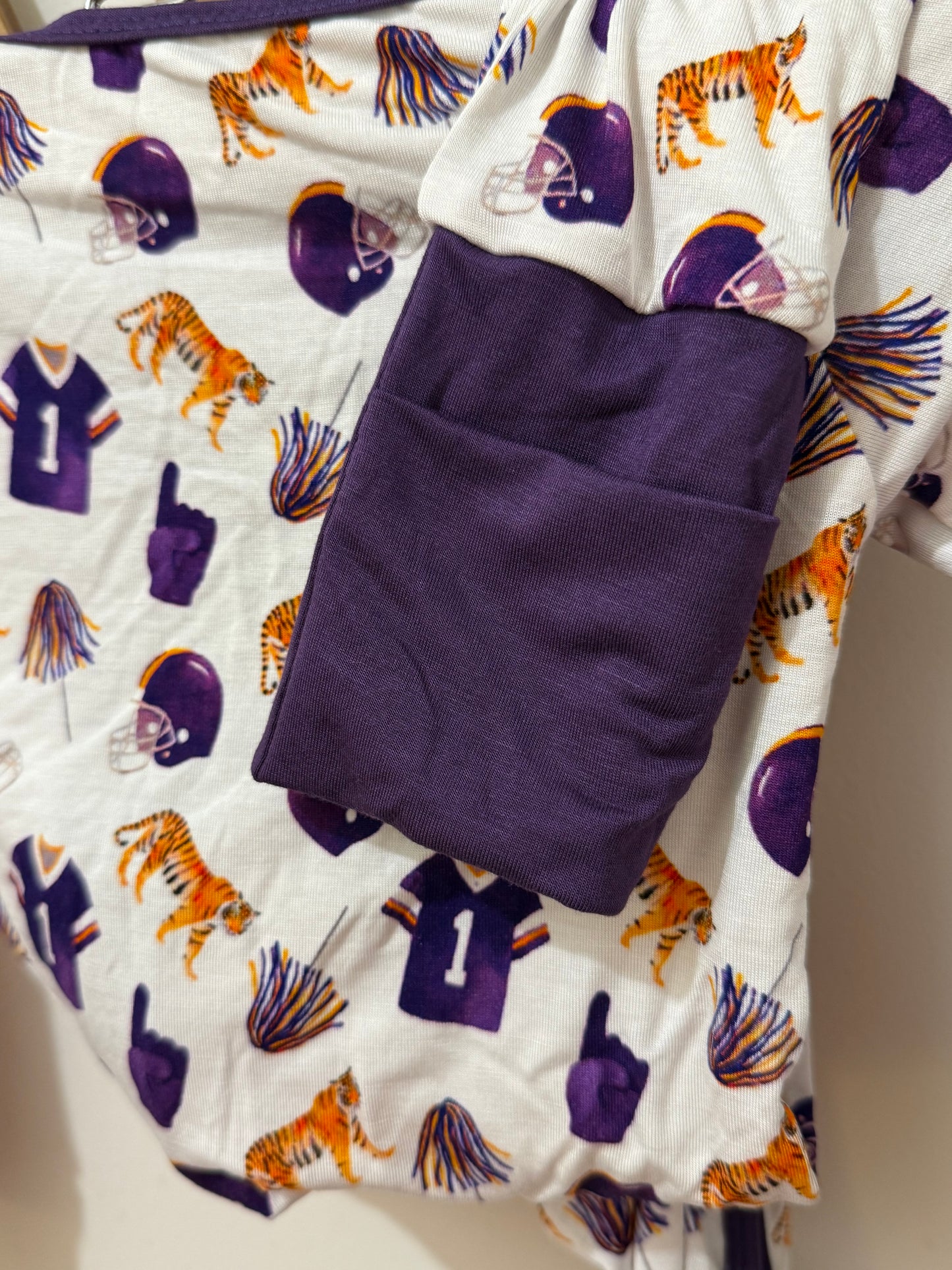Tigers Zippy Bamboo Pajama