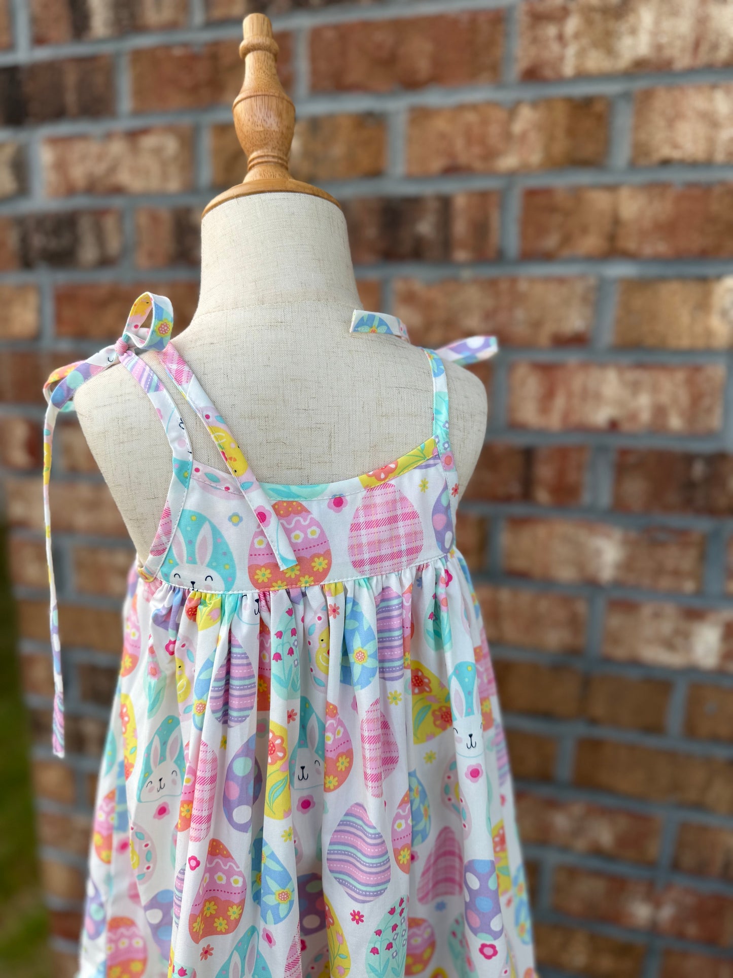 Easter eggs Smocked Dress