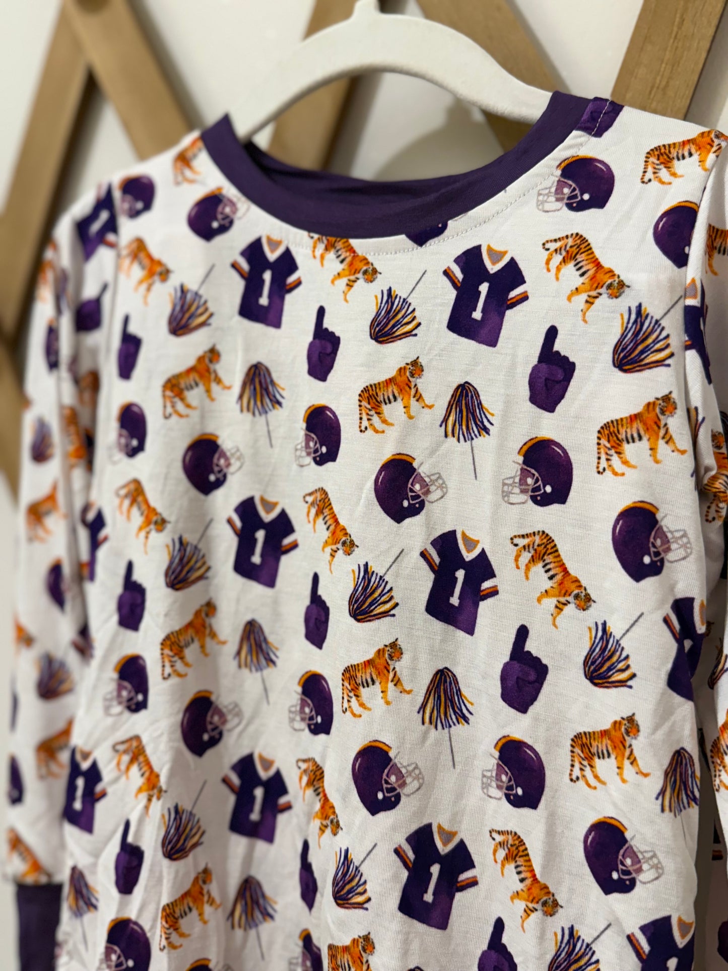 Tigers 2 piece bamboo set