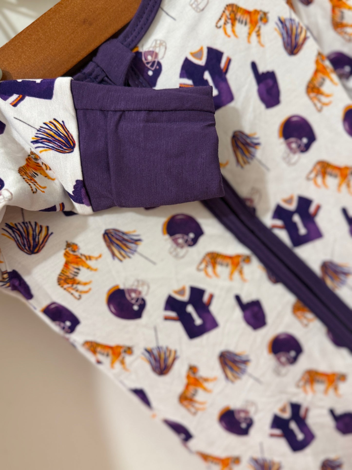 Tigers Zippy Bamboo Pajama