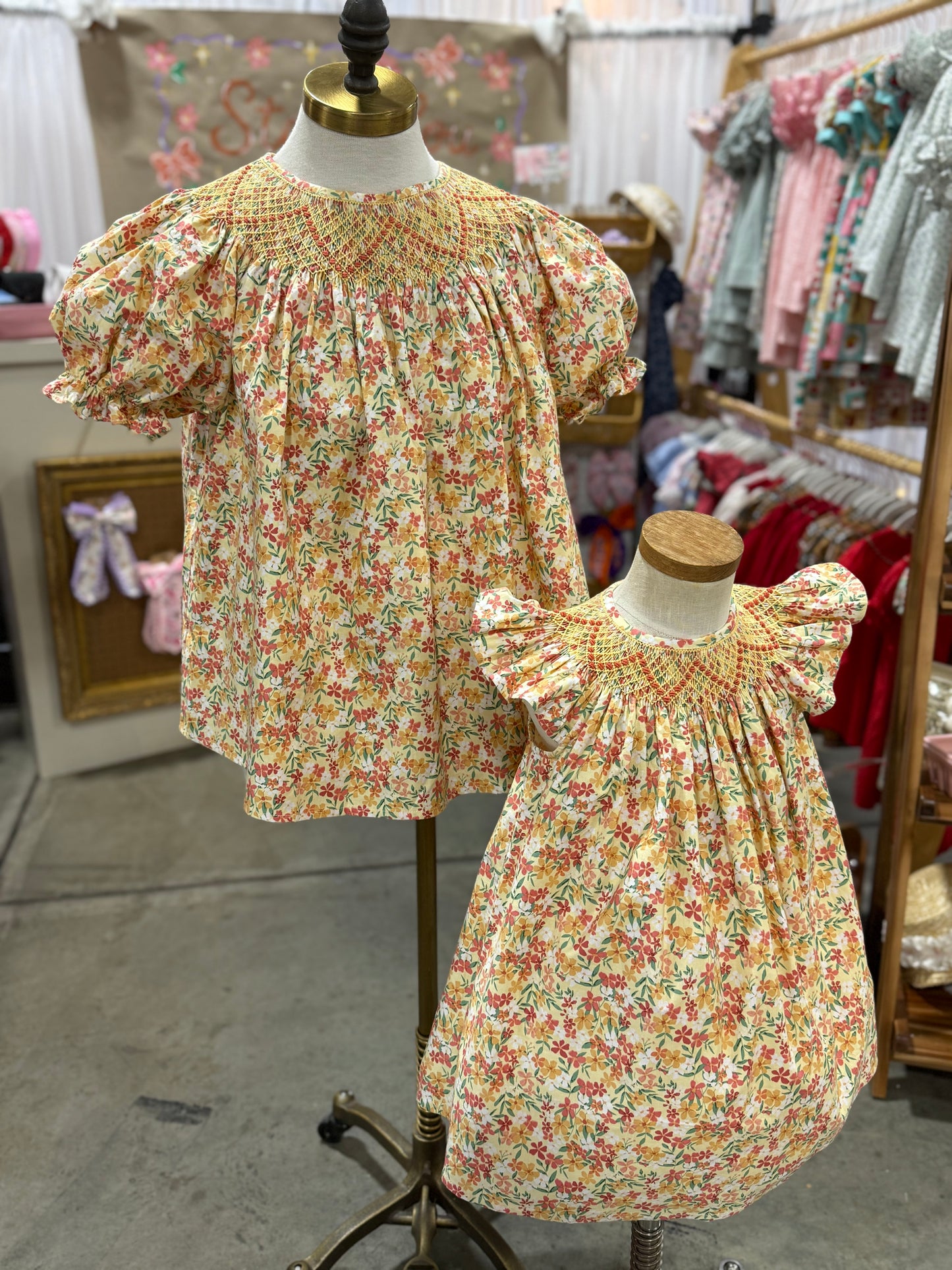 Orange floral Top (MOMMY)
