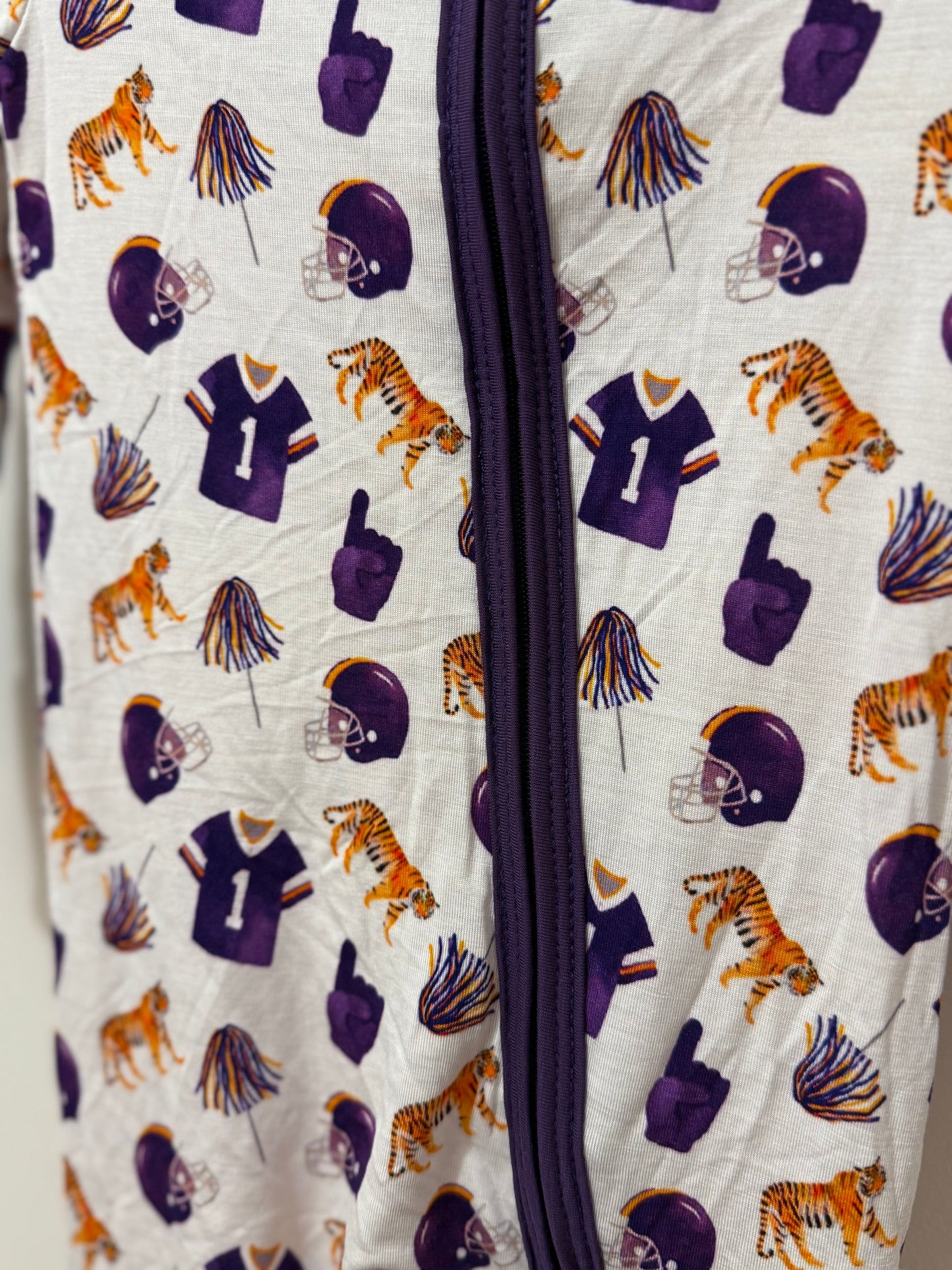 Tigers Zippy Bamboo Pajama