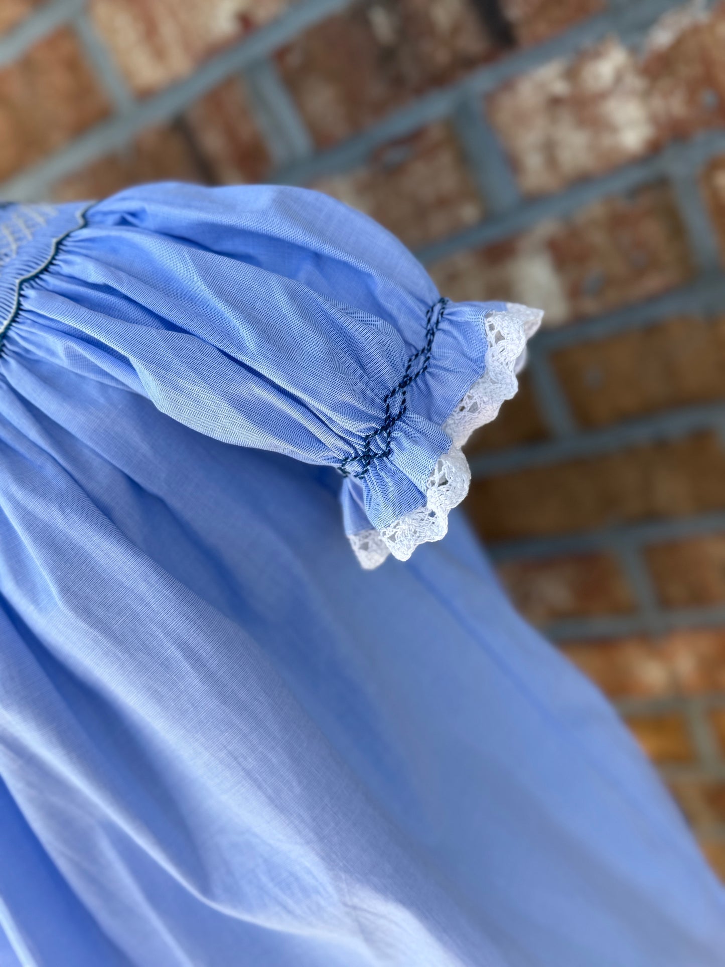 Blue Smocked dress