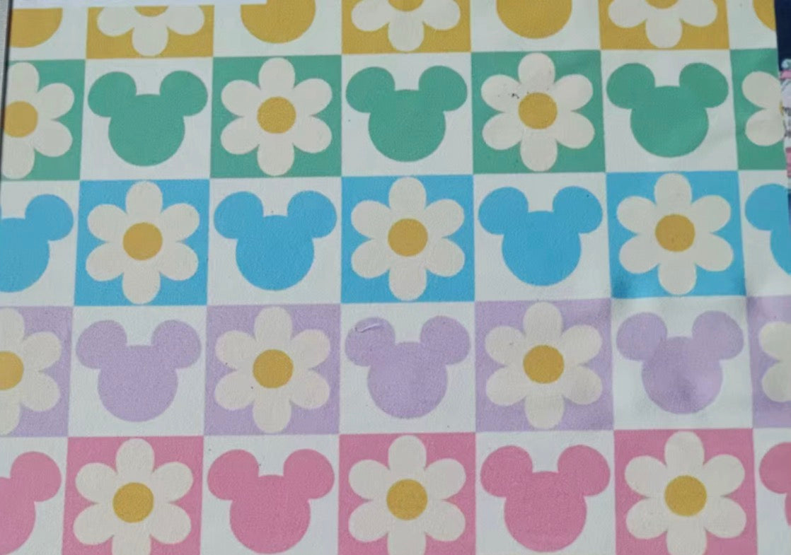 Presale Mid Oct. — Pastel Mouse&Daisies Athletic Dress
