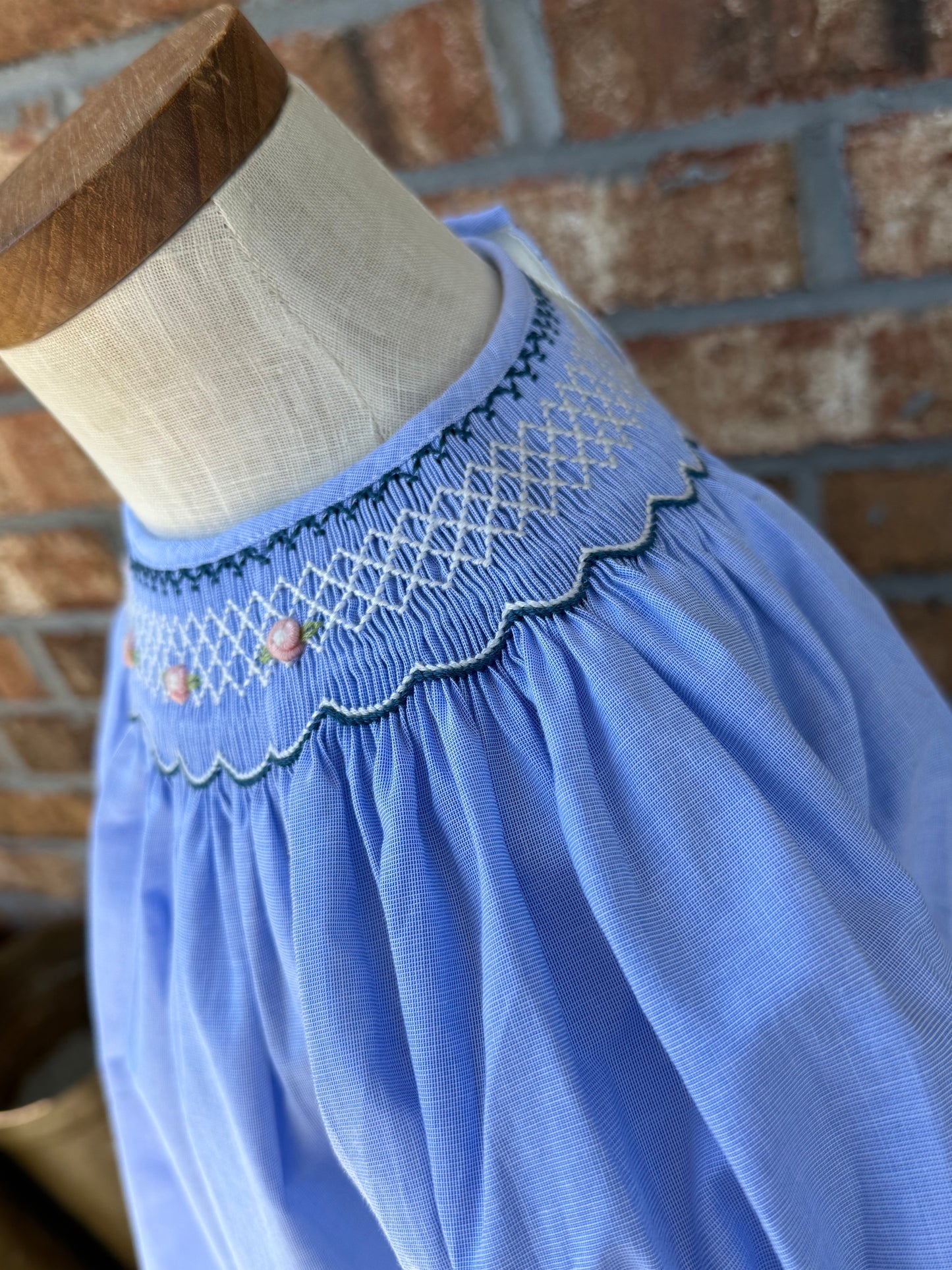 Blue Smocked dress
