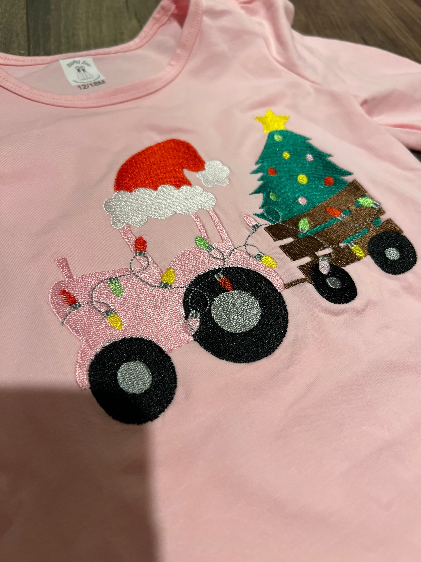 Pink tractor