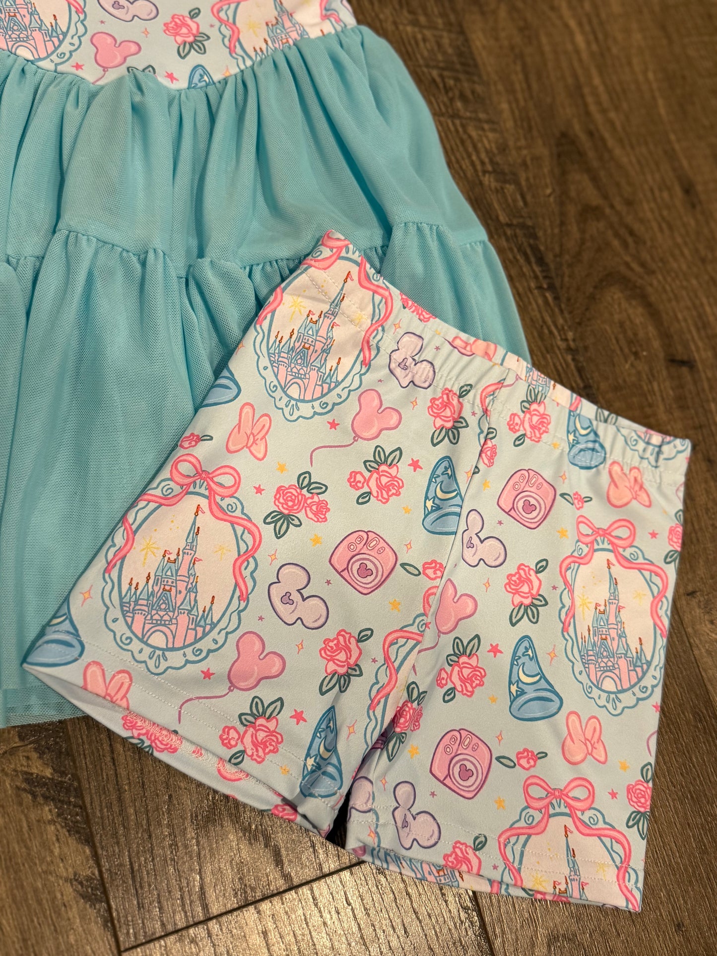 Blue enchanted Park Active Dress