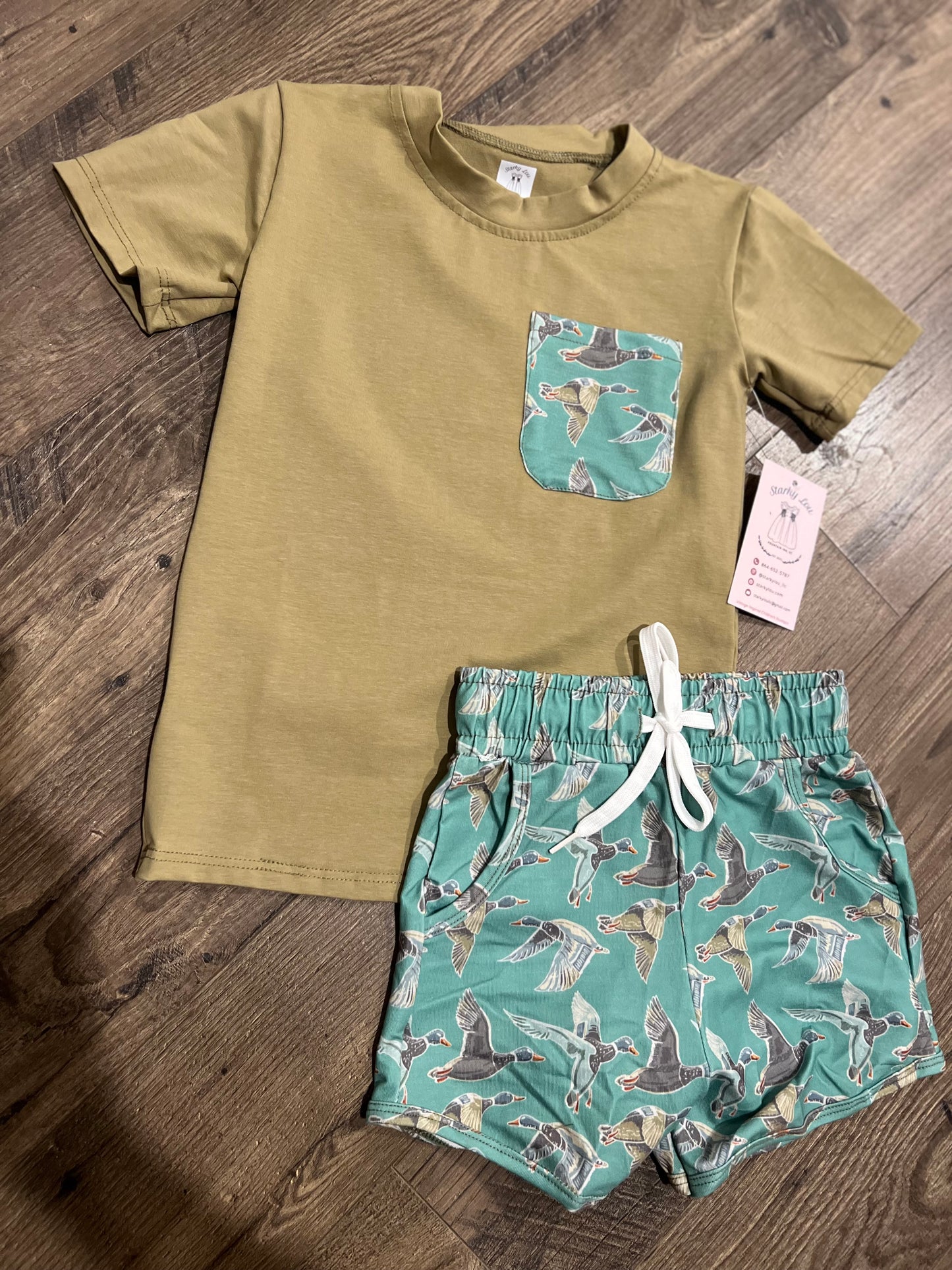 Mallard Duck Pocket set-BOYS
