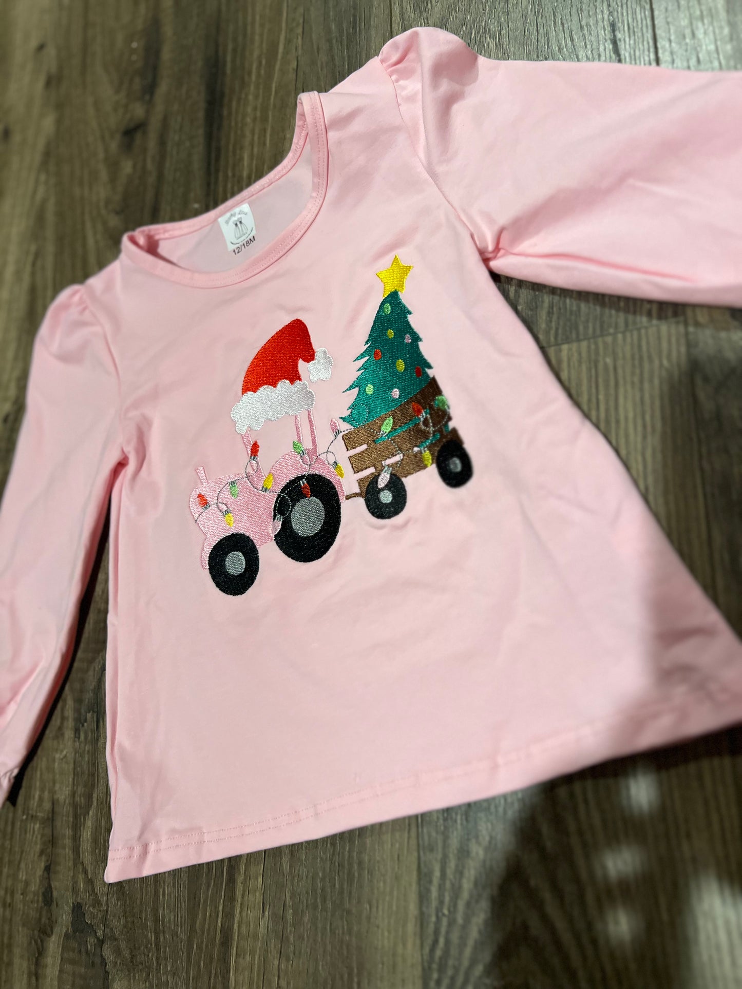 Pink tractor