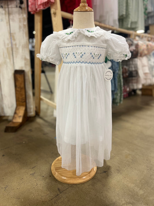 Floral Tulle Smock