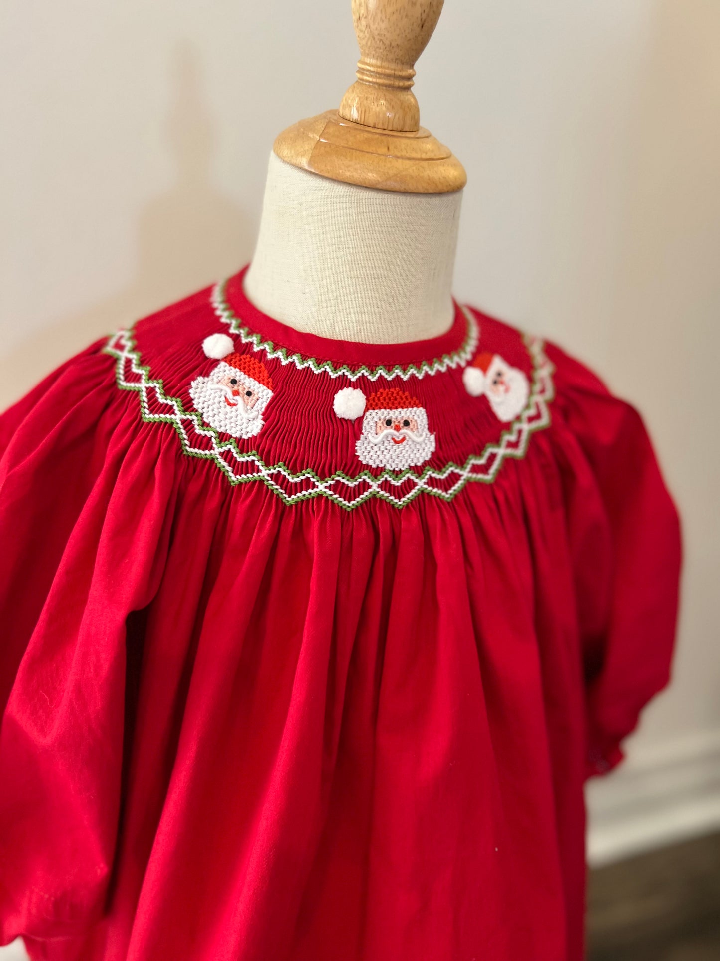 Santa Smocked Bubble