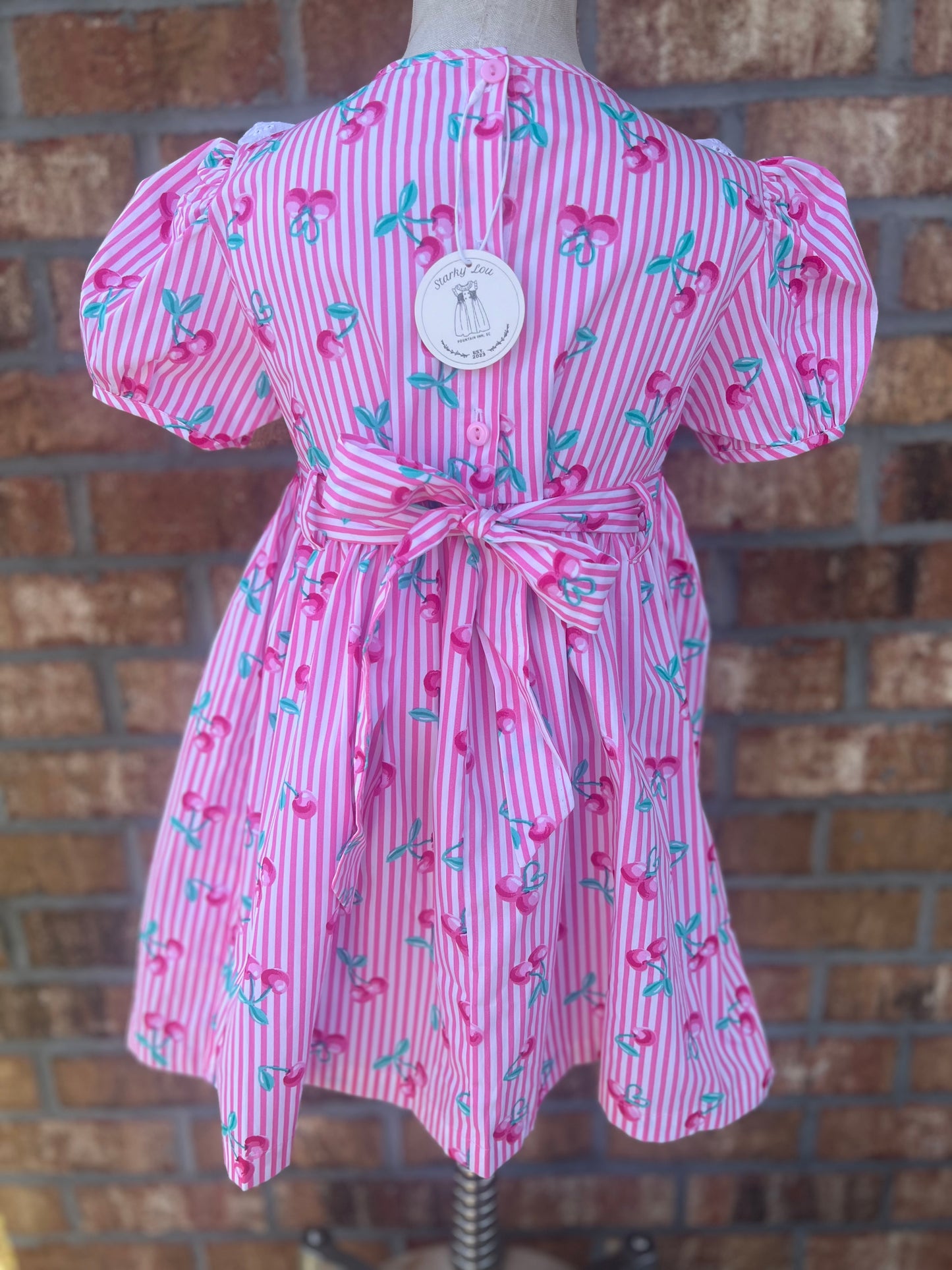 Cherry Smocked Dress