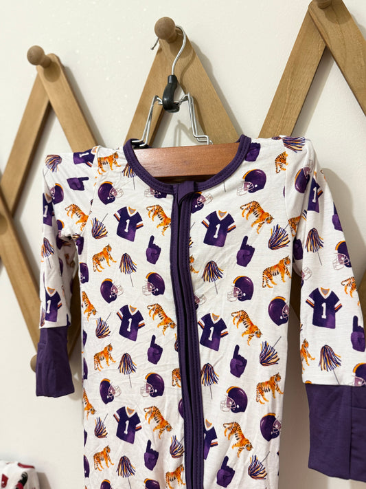 Tigers Zippy Bamboo Pajama