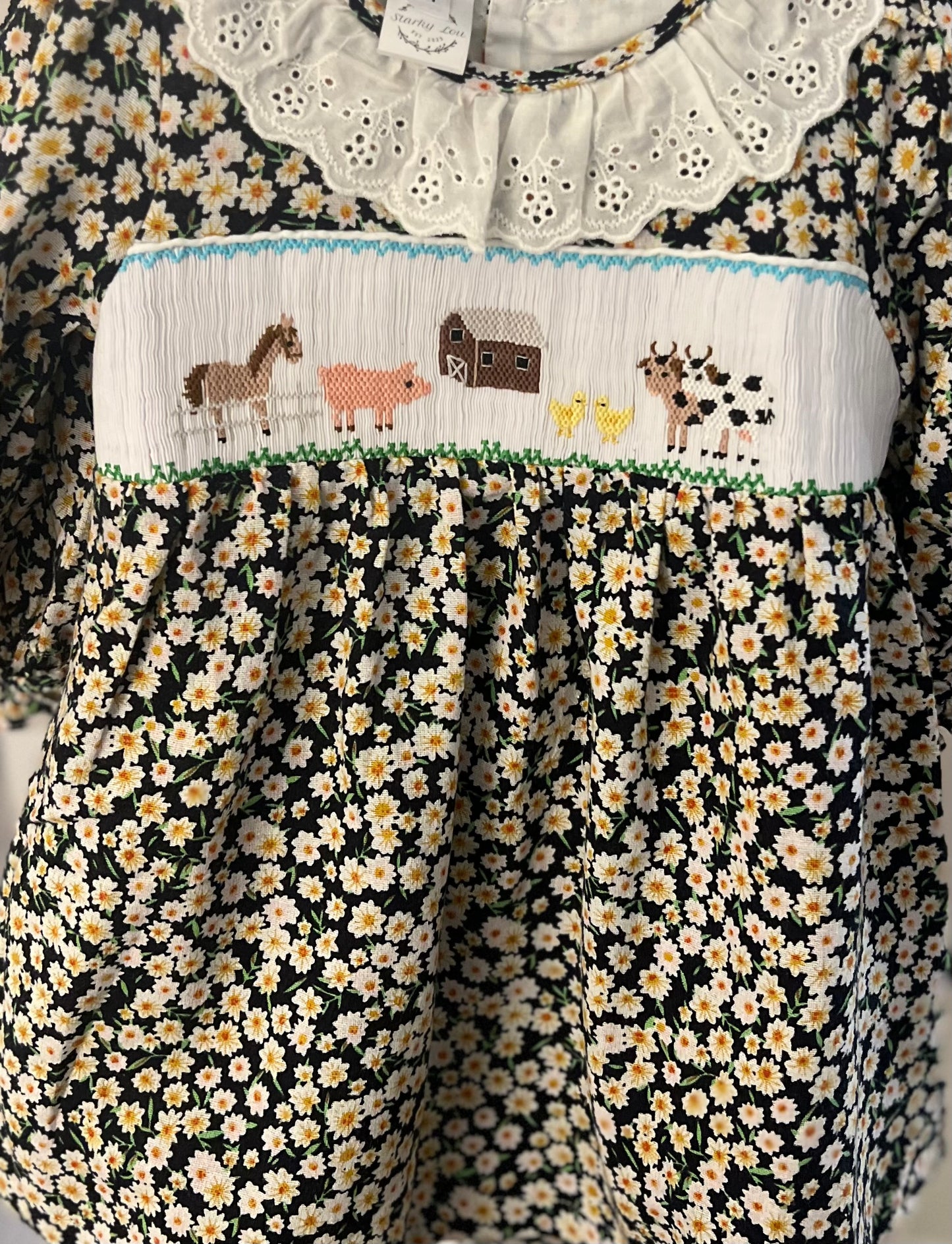 Farm smocked dress