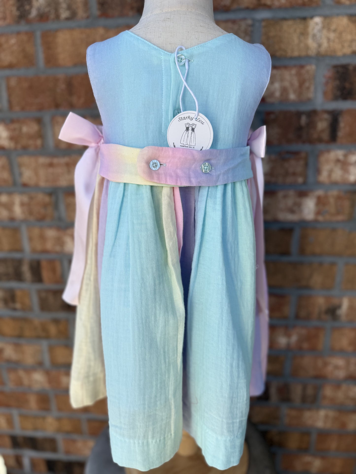 Pastel Smocked Dress