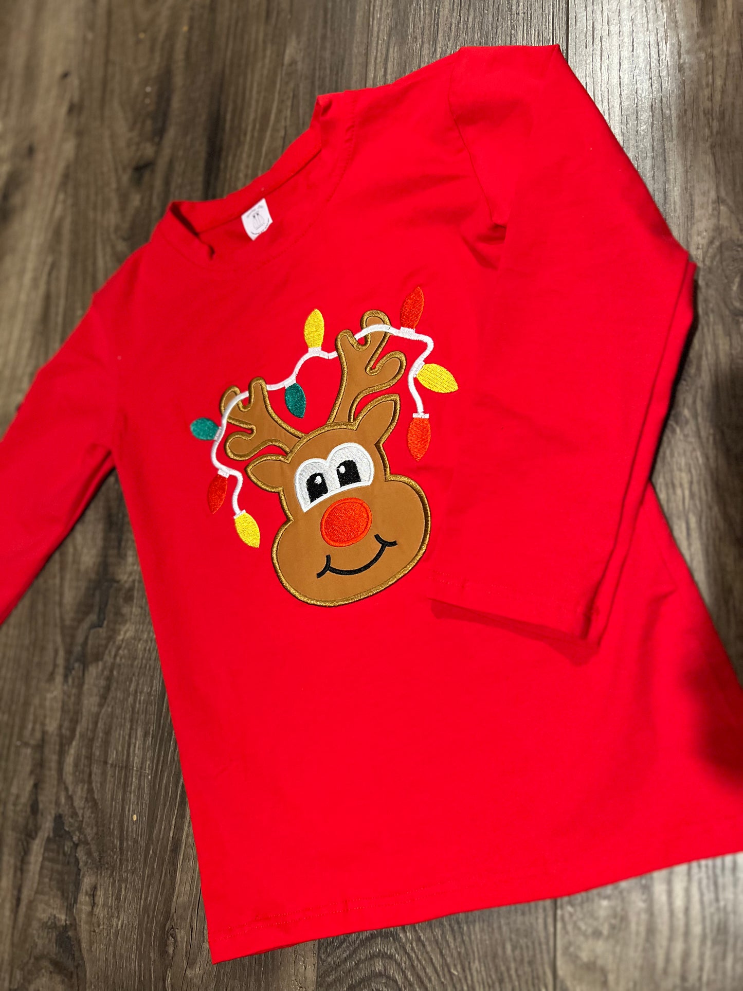 BOYS reindeer top