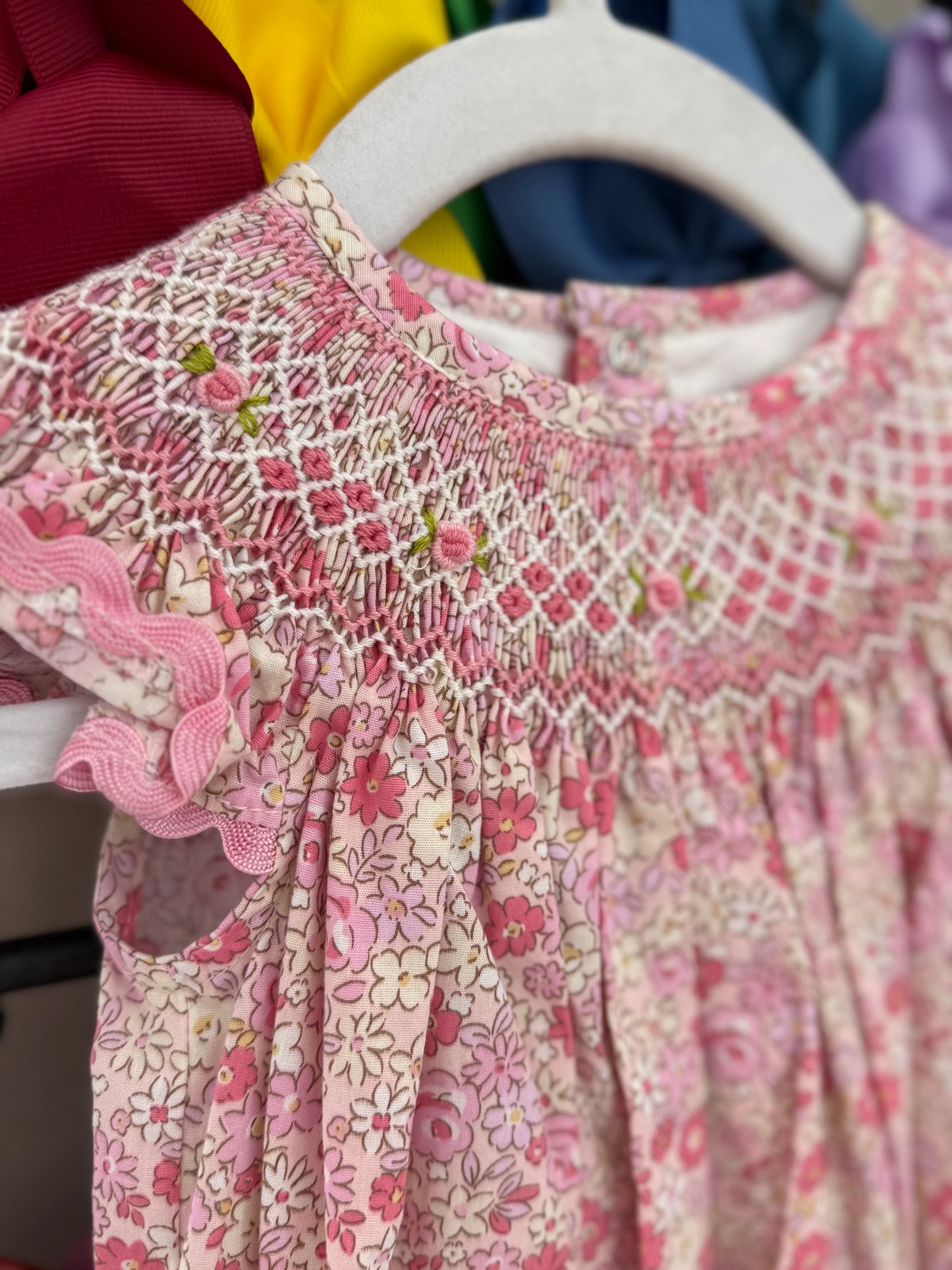 Pinky Smocked Bubble