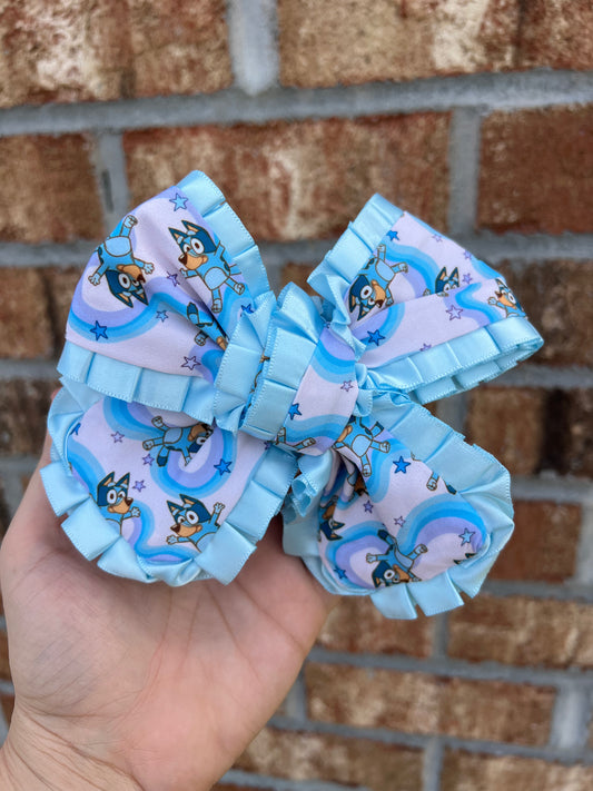 Ruffle bluey bow
