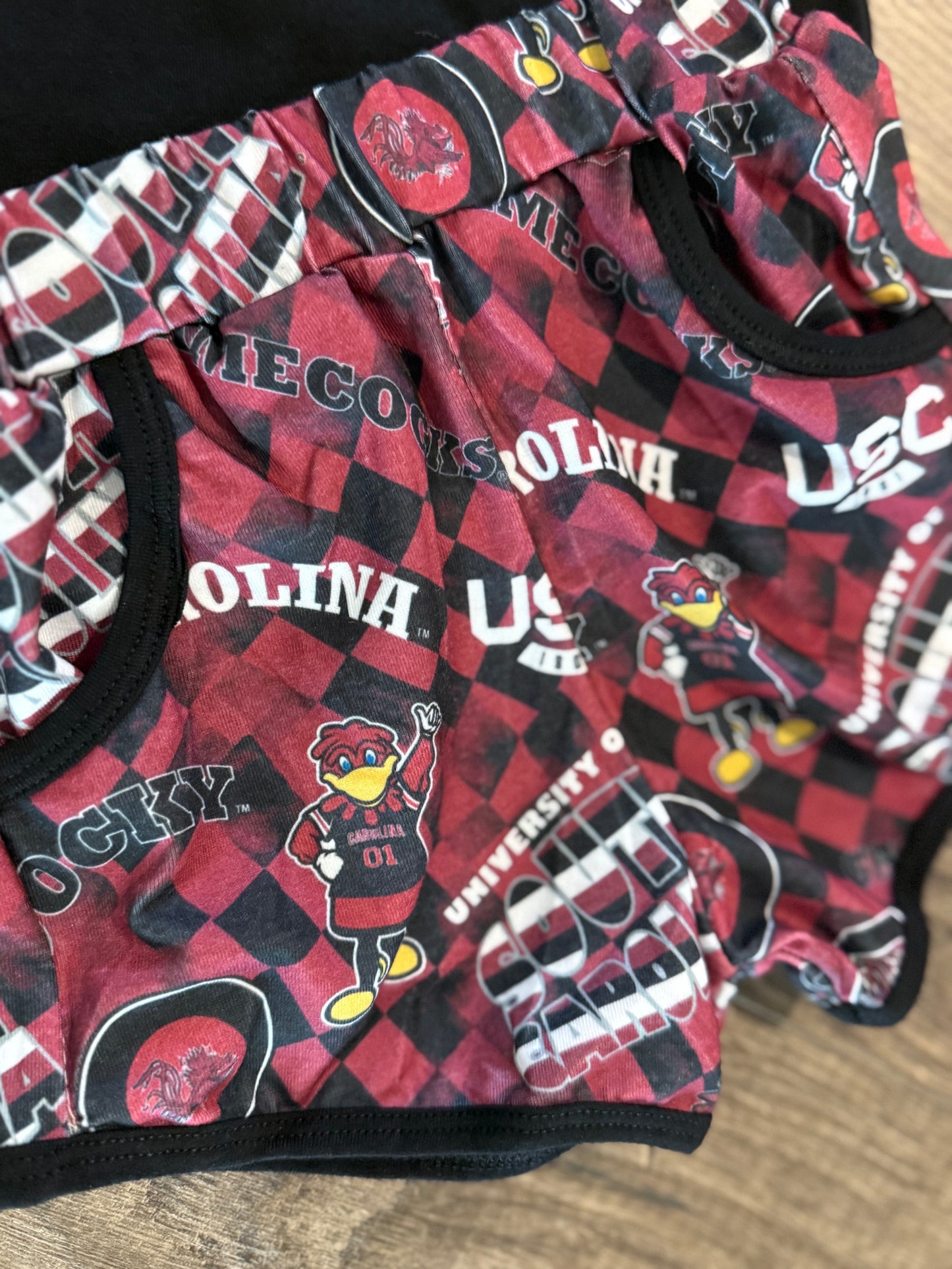 🤙 The Garnet, Black, White Tailgate Boy Two-Piece 🏈🐔