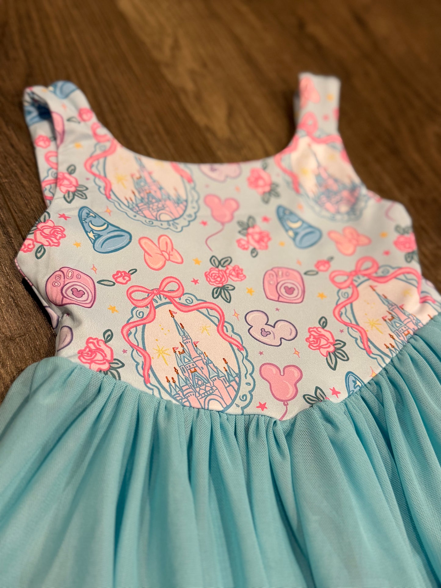 Blue enchanted Park Active Dress