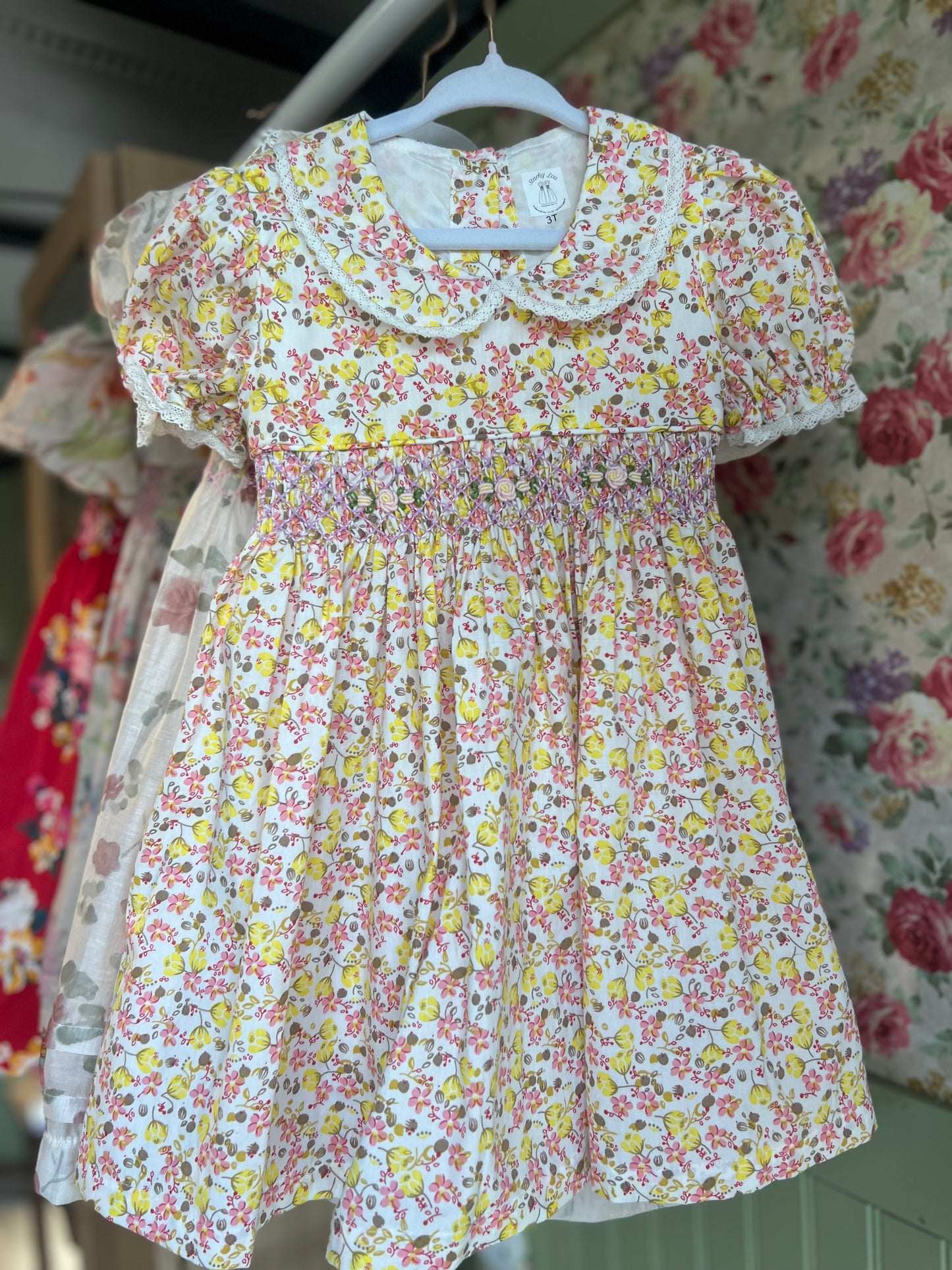 Yellowish Smocked Dress