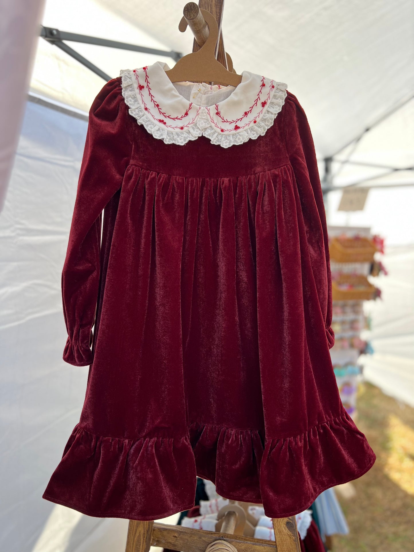 Red Velvet Dress